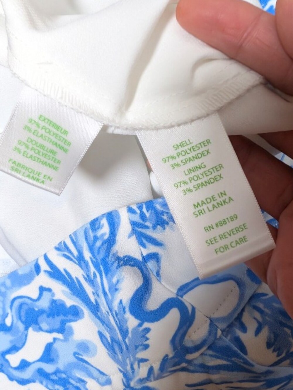 LILLY PULITZER JONAS HIGH WAISTED SKORT RESORT WHITE AQUA LOUNGE BLUE 6 - Picture 6 of 8